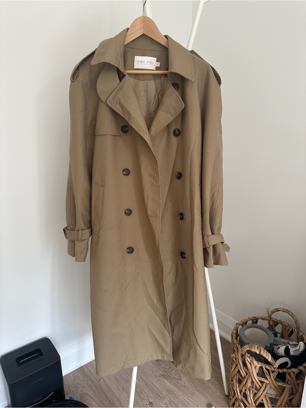 Lightweight Tan Oversize Trench Coat
